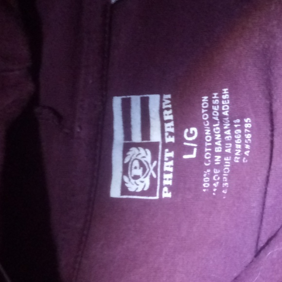 PHAT FARM Hoddie unisex Large - Picture 9 of 9